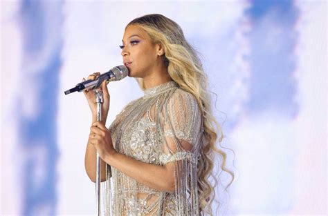 beyonce in nude|Beyoncé goes topless, thanks fans for 'Renaissance' support.